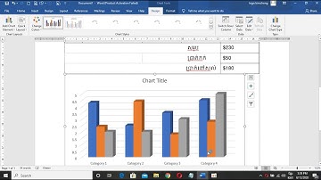 របៀបបង្កើតchartក្នុងword\ how to create Chart  in word