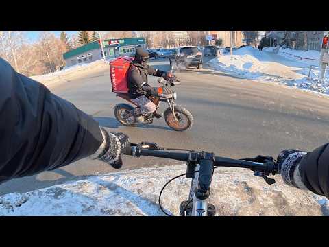 18. How to ride a bike safely? In winter. Bicycles as transport