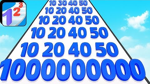 TOP Satisfying Mobile Gameplay 2025 – Number Masters Latest Update All Levels