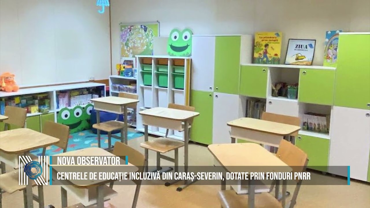 Centrele de educație incluzivă din Caraș-Severin, dotate prin fonduri PNRR