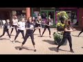 Warrington Flash Mob doing RLWC2013 Dance