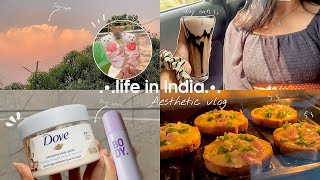 Day in my life 🌿 | Aesthetic vlog Indian | life of indian girl | Cooking, day out n more