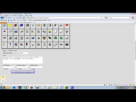 How To Create Your Own Error Message! Prank Friends!