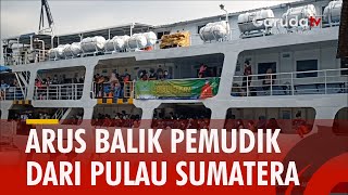 Pemudik dari Pulau Sumatera Mulai Berdatangan di Pelabuhan Merak, Cilegon Banten
