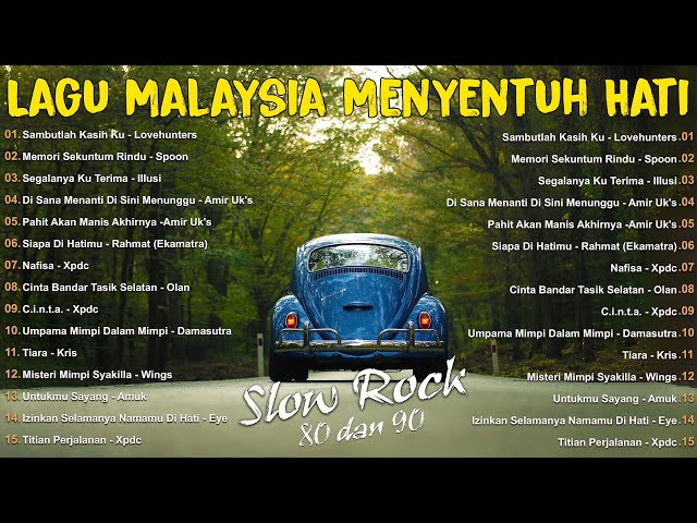 LAGU JIWANG 80-90AN TERBAIK🎉 TEMUI 20 LAGU SLOW ROCK MALAYSIA NI PENUH MEMORI -  LAGU JIWANG 80/90AN class=