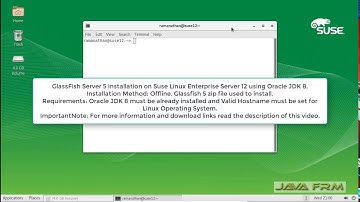 GlassFish Server 5 Installation on Suse Linux Enterprise Server 12 using Oracle JDK 8
