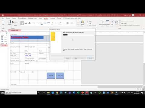 MS Access Forms and Data Validation (3/4)