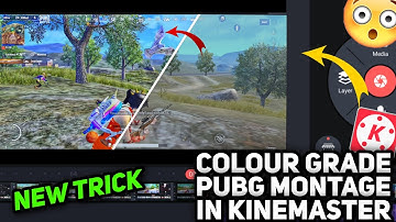 Pubg Lite Montage Video Colour Grading in Kinemaster || How To Colour Grade Pubg Montage