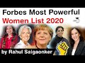 Forbes Most Powerful Women List 2020 - Nirmala Sitharaman becomes world’s 41st most powerful woman