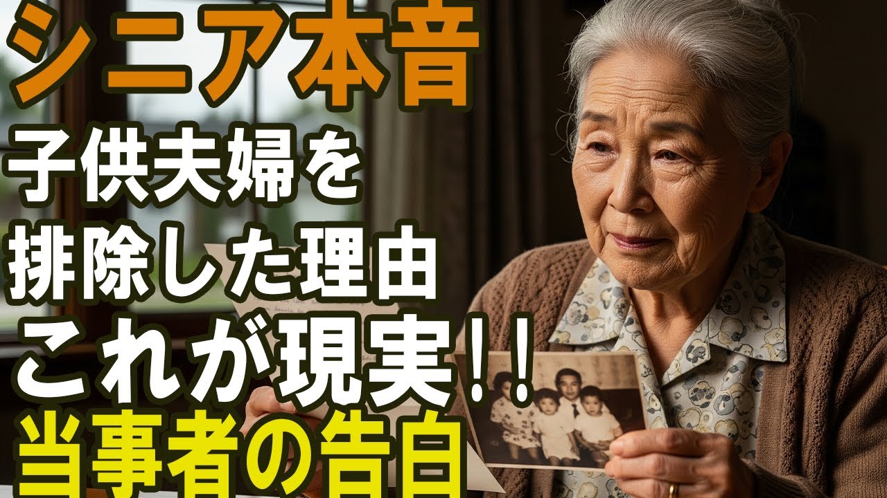 【シニア本音】私の人生から子供夫婦を排除した理由！口コミ30件紹介します