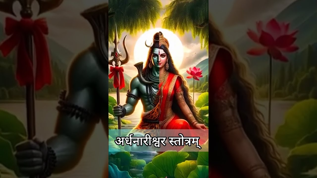 अर्धनारीश्वर स्तोत्रम् (ardhanarishwara stotram) - Mantra of Telugu In Sanskrit #adishakti #stotram