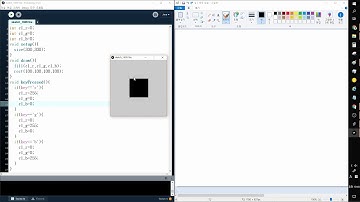 코딩초보 프로세싱 9편 키보드 입력하기_[반지하공작실]