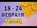 ТЕЛЕЦ  неделя с 18 по 24 февраля . Таро прогноз