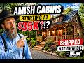 The Appalachian Modular Cabin,  3 bed 2 bath plus huge loft, huge front porch , Amish Prefab Cabins