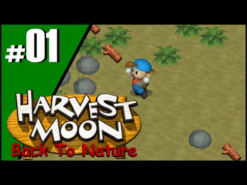 SEJA BEM VINDO À FAZENDA! - HARVEST MOON BACK TO NATURE (PS1) #1 