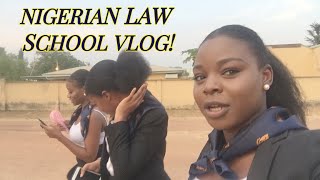 A DAY IN THE LIFE OF A NIGERIAN LAW SCHOOL STUDENT|| VLOG || What Law School is really like!