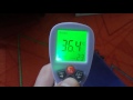 XINTEST HT-820D Body InfraRed Thermometer - testing body temperature