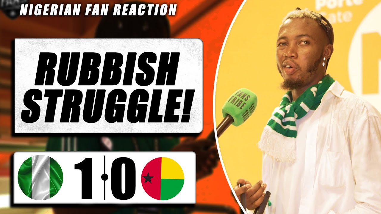 GUINEA BISSAU 0-1 NIGERIA ( Kurotams - NIGERIAN FAN REACTION) - AFCON