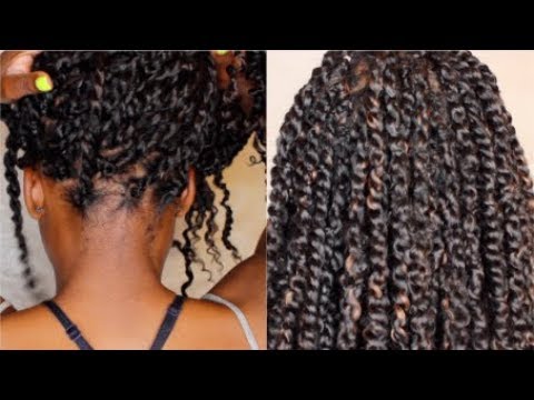 HOW TO: DIY PASSION TWISTS TUTORIAL | Crochet NO RUBBER BANDS - YouTube