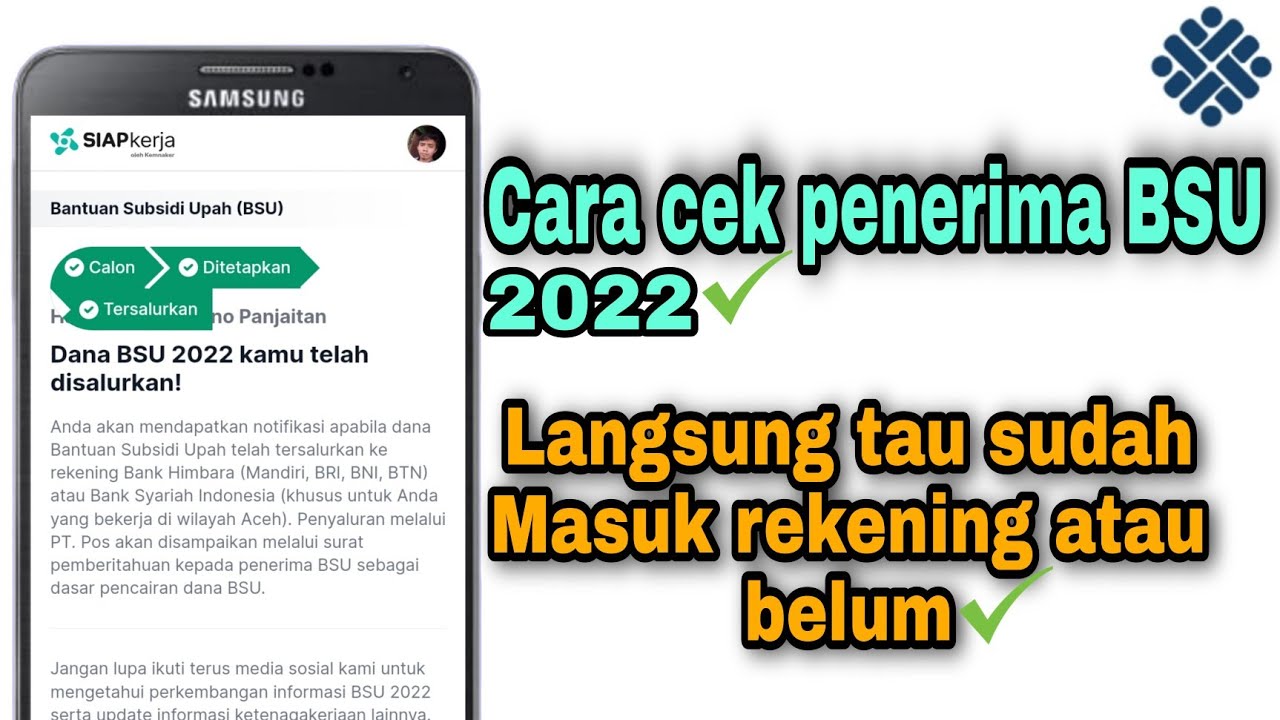 Cara Cek Bsu Sudah Masuk Rekening Atau Belum Cara Cek Dapat Bsu Atau