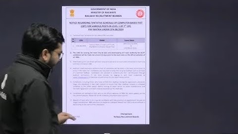 RRB Section Controller Exam Date 2025 | Check Exam Date