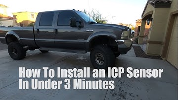 How to Replace An ICP Sensor in under 3 minutes