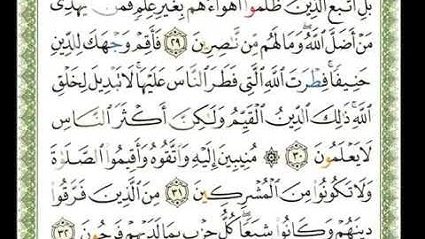 30  - سورة الروم 💚 الشيخ  ناصر القطامي ك