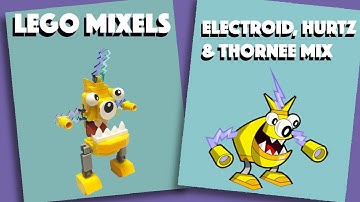 LEGO Mixels - Electroid, Hurtz & Thornee MAX - Stop Motion Build (How to Build)