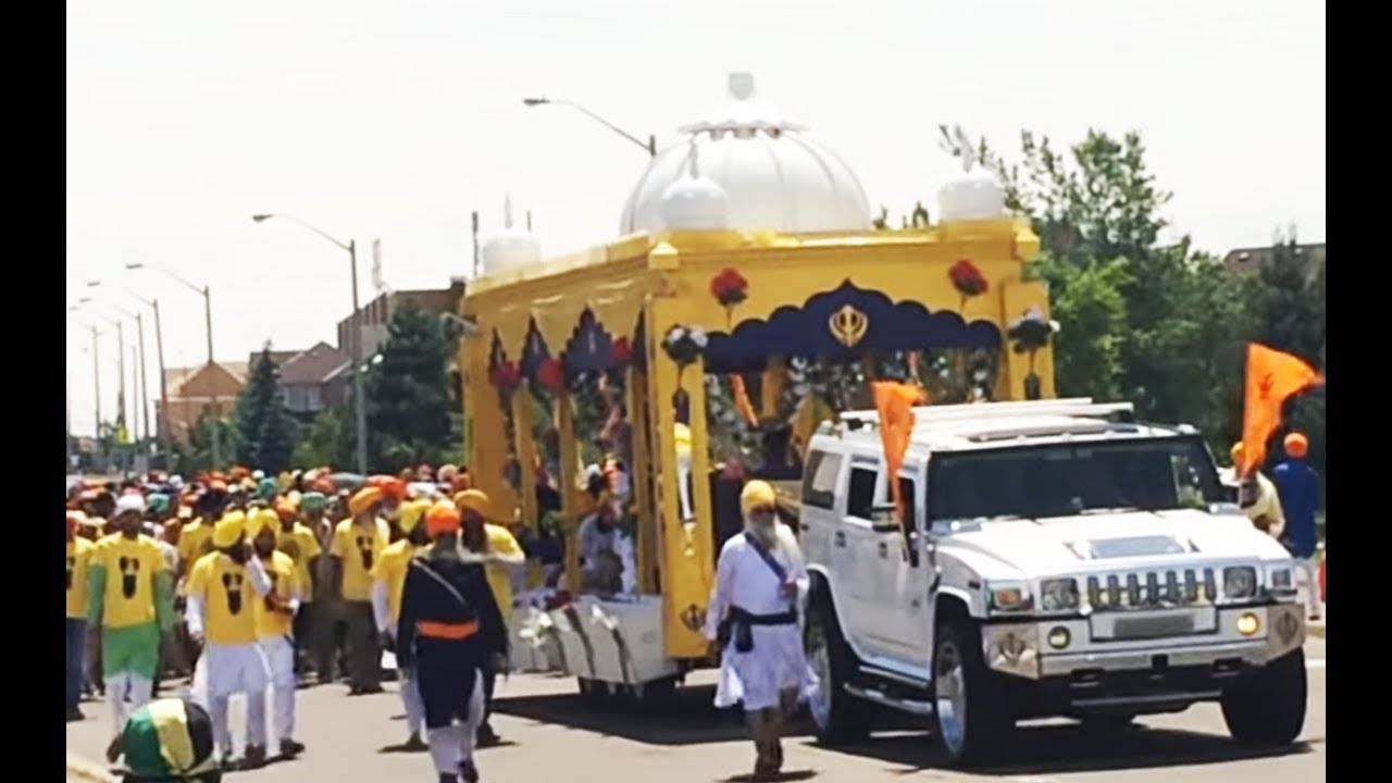 Nagar kirtan!! Sikh Khalsa Day Parade Canada Vaisakhi YouTube