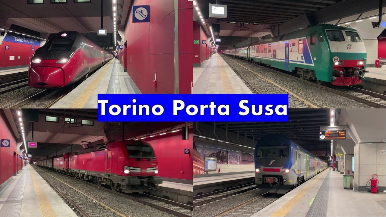 Treni nel Nodo Torinese [parte 2/3]: stazione di TORINO PORTA SUSA!
