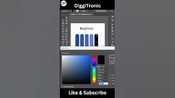 Illustrator Color Mastery: Beginner vs. Pro Palette Techniques Revealed!  #diggitronic