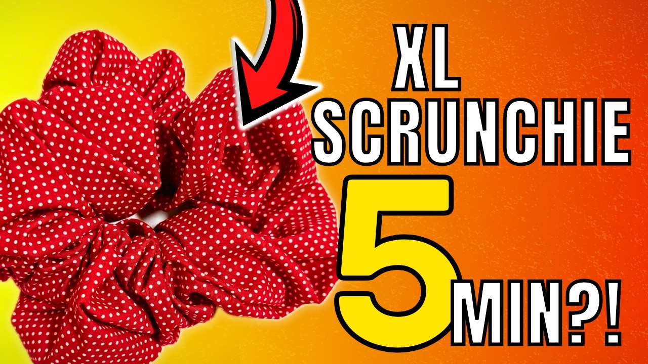 I Tried the EASIEST Scrunchie Method (Beginner Friendly)! - YouTube