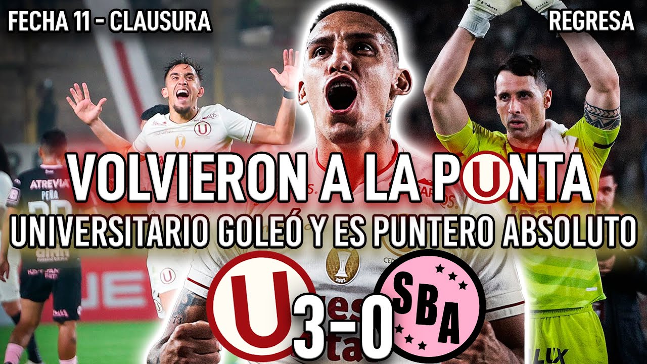 UNIVERSITARIO 3-0 BOYS🔥 | LA U RECUPERA LA PUNTA DEL TORNEO | ¿HABRÁ ...