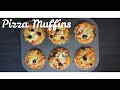 Pizza Muffins Recipe| Cheesy savoury muffins | Eggless baking | Stuffed Pizza cupcakes