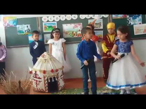 "Көктем келді".əні .Авторы :Бота Бейсенова.Орынд :1-сын оқушылары Құндыз бен Нұрлыхан Махановтар