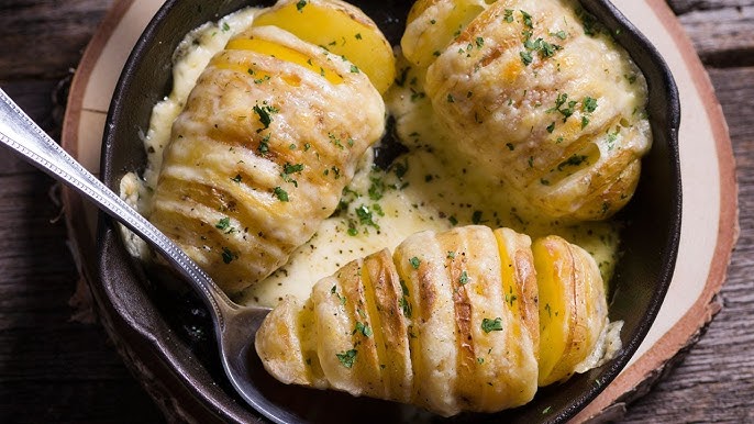 Délicieuses pommes de terre à la suédoise, fromage à raclette ! 