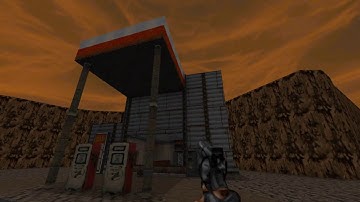 Doom Mod - Ashes 2063 Beta 0.40 - Training level - Gameplay - 1080p 60fps