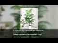 70-120cm Large Artificial Palm Tree Plastic Turtle Back Plants Leaf Schefflera Tropical Tree Ho