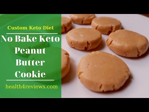 No Bake Keto Peanut Butter Cookie Recipe | Keto Diet Recipes | Custom Keto Diet #170