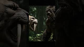The Defense of Early Humans | Battling a Saber-Toothed Cat for Survival (2.4 Million Years Ago)