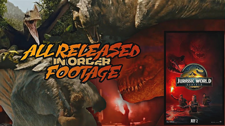 Jurassic World Rebirth Recap (all released footage in order)