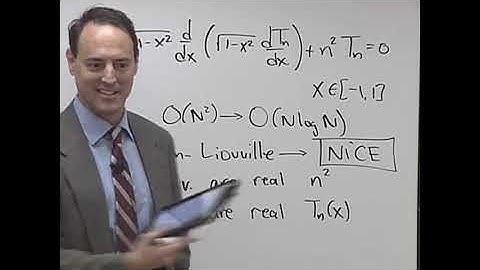 Scientific Computing || 02 Week 7  20 2   The Chebychev transform