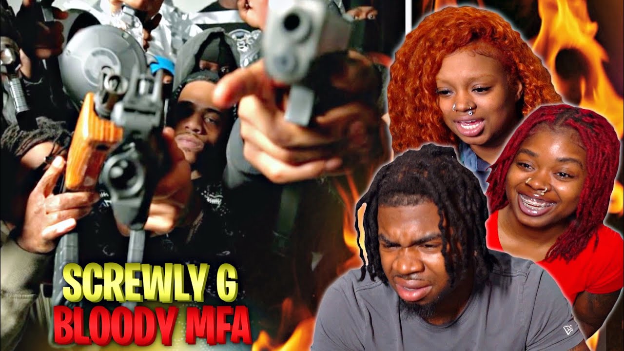 SCREWLY WENT CRAZY ON THIS ONE!🔥 Screwly G - "Bloody Mfa" (Official Video) | REACTION