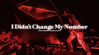 Billie Eilish - I Didn't Change My Number (live studio backtrack)