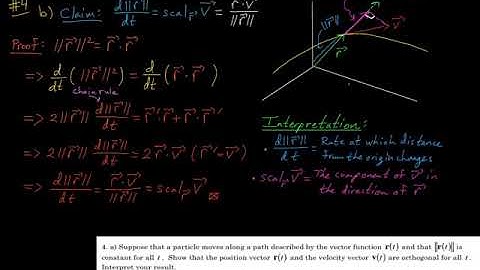 More on Vector Functions   #4