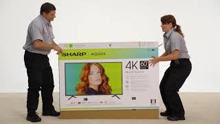 Sharp 50″ Class – Full HD, Smart, LED TV – 1080p, 60Hz (LC50N4000U) How to Safely Unbox Your Sharp TV – Best Buy