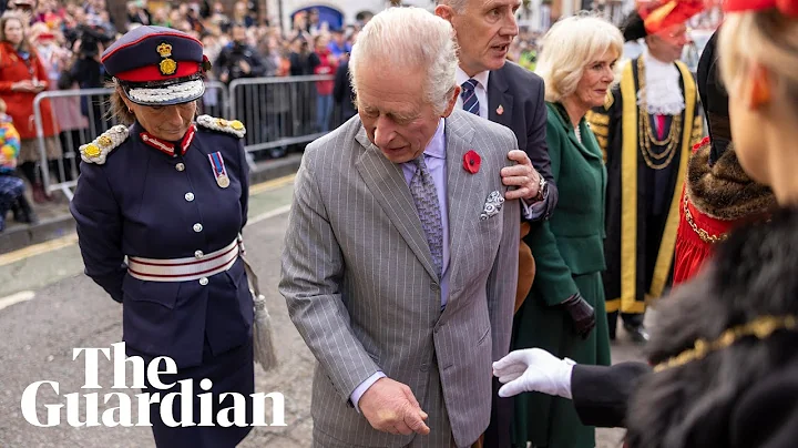 King Charles and Camilla nearly hit with eggs on w...