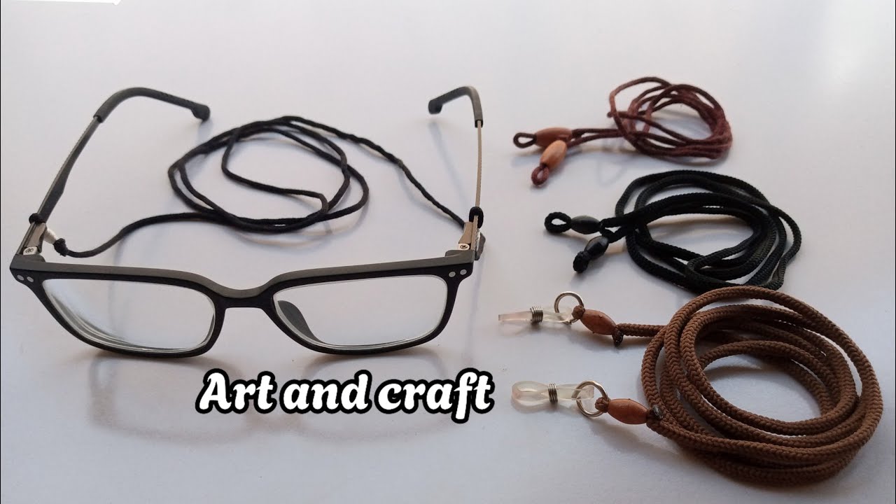 DIY Eye Glass Chain Connector ( Rubber / Silicone Glasses Straps Holder )