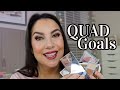 My FAVORITE Eyeshadow Quads + A Quick Look