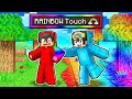Nico has a rainbow touch in minecraft